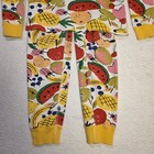 Hanna Andersson Fruit Salad Pajamas Euro 140 Us 10 Yellow Pj s Sleep Watermelon