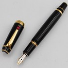  excellent  Montblanc Boheme Rouge Et Noir Fountain Pen 14k 585 M Nib  Mid Size