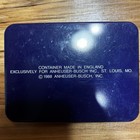 1988 Anheuser Busch Bottled Beers Playing Cards Tin Set    2 Decks Sealed    vintage