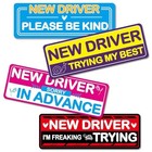 4pcs Student Driver Magnet Car Stickers For Beginners  New Driver Magnet For 