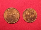 2 Egypt Coins  5 10 Piastres   Free Shipping   160d 