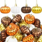 Fall Mini Pumpkin Hanging Tree Ornaments Thanksgiving Pumpkin Ball Hanging 
