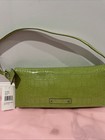 Anne Klein Vintage Leather Crocodile Shoulder Bag Crossbody Purse