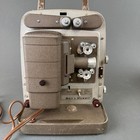 Bell   Howell Vtg Projector Model 253 Ax 8mm Movie Film With Case Video