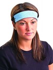 Traditional Absorbent Cellulose Sweatbands  Cooling Sponge For 100 Pack Blue