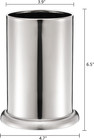 6 Pack Stainless Steel Straw Holder  Countertop Straw Dispenser  Drinking Straw 