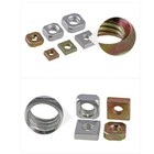 M3 M4 M5 M6 M8 Metric Square Nuts Square Thin Type Nuts Gb t39 Zinc Plated Steel