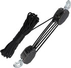 Heavy Duty 2 000lb Rope Hoist Pulley 50 Feet Wheel Block And Tackle System New