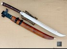 21 Inches Long Blade Viking Sword-full Tang Sword-hand Forged Sword-modern Sheat