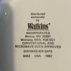 Vtg 1983 Watkins French Country Style Cheese Pie Plate baking Pan - 11  - Recipe