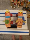 1959 Fisher-price  479 Peter Pig  2 Of Them Green Hat And Red And White Hat