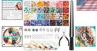 Ultimate 1660pcs Jewelry Making Kit - Crystal Beads   Tools For Diy Jewelry
