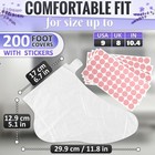 200 Pcs Plastic Socks 11 8x6 7x1 1 Inch  pack Of 200   200