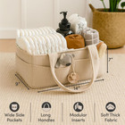 Baby Diaper Caddy Organizer For Changing Table     Stylish Nursery Storage Basket 