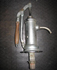 Vintage Marine Boat Yacht Brass Galley Sink Water Hand Pump Wooden Handle
