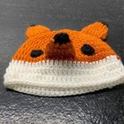 Fox Knit Hat Newborn Infant Photo Session