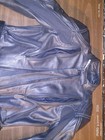 Field Shear Ladies Leather Armored Vented Motorcycle Jacket Size Small