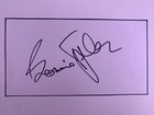 Bonnie Tyler Signed Card   Photo Original Authentic From The Collection Of B m
