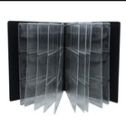 Black Pocket Coin Collection Album Book Folder W  Pocket Pages 11 5cm X 15 2cm
