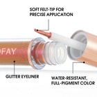 Phofay Liquid Glitter Eyeliner Set Waterproof Shimmer Eye Liner Women Makeup Kit