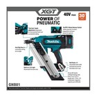 Makita 40v Max Xgt Brushless 30-degree Clipped Head 31 2-inch Framing Nailer