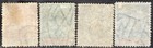 British South Africa Company Rhodesia 1890 4 Stamp Sc    1 3and 5 Used