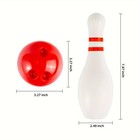 Light-up Bowling Set - 10 Pins  2 Balls  12pcs 7 87-inch For Indoor outdoor Play