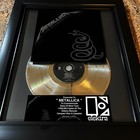 Metallica   Self Titled Album   Platinum Music Award Vinyl Lp Record Cd