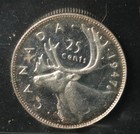 Canada 1947 Ml 25 Cents - Silver - George Vi - Iccs Ms 63 - Heavy Cameo