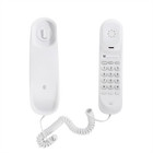 White Of-990 Slimline Telephone Wall-mountable Basic Corded Telephone No Ac Powe