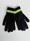 Victoria s Secret Pink Neon Green Logo Knit Black Warm Casual Toch Screen Gloves