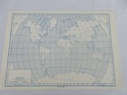 Vintage Map Lot Of 10 - Van Der Grinten s Projection - World Map 15  X 10 5 
