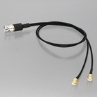 Triax 3-lug Trb 1x Plug To 2x Male Coax Sma E2 e4 Splitter Y Cable Rg316 1 6ft