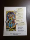 Bally Circus Original Pinball Flyer