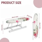 Small Folding Tabletop Ironing Board Mini Travel Heat Resistant Cover 11 lx3 w