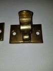 3 Vintage Solid Brass Sash Window Lock Latch