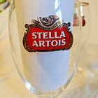 Stella Artois 40cl  Beer Glasses  Gold Rimmed  Set Of 6 