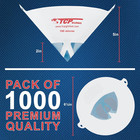 190 Micron Filter Tips Ultra-fine Paint Strainer  case Of 1000  - Pure Blue Nylo