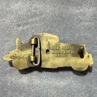 Vintage 1978 Baron Buckle Solid Brass Car Belt Buckle  6007