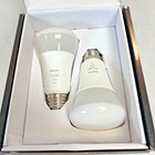 Philips - Hue White A19  2 Pack  Bluetooth 75w Smart Led Starter Kit -free S h