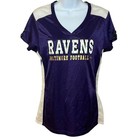 Womens Baltimore Ravens Football Jersey Team Apparel Lace Up Purple Sz Medium