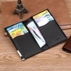 Slim Pu Leather Card Holder Wallet For Credit Id Business Cards Pocket Case