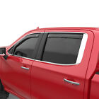 Egr Window Vent Visors In-channel 4pc For 2019-25 Silverado Sierra 1500 Crew Cab