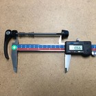 New Unbranded Alloy Bicycle Bike Front Quick Release Skewer M5x126mm Black