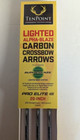 Tenpoint Lighted Pro Elite 400 20  Carbon Crossbow Bolts arrows W  Alpha-blaze