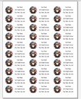 150 Owl Usa American Flag Mailing Return Address Labels Personalized