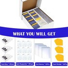 Sport Card Box 3 Row Cardboard Storage Box White Bulk Trading Card Storage Co   