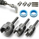 3pcs Pvc Pipe Threader Kit  Integrated Internal   External Pipe Threading Tool