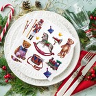 Christmas Vintage Toys Decoupage Paper Napkins     2 Luncheon Art And Craft