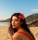10 Pcs Hawaiian Flower Hair Clips For Women  3 5 Inch Artificial Twin Flower